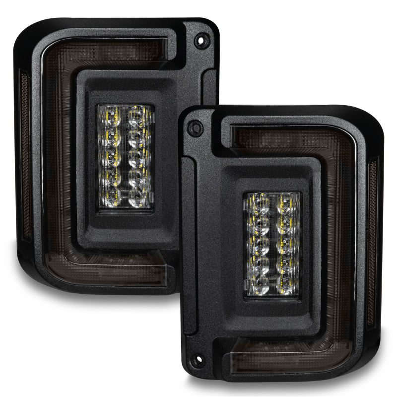 ORACLE Lighting 5891-504-T Oracle 07-17 Jeep Wrangler JK Flush Mount LED Tail Lights - Tinted