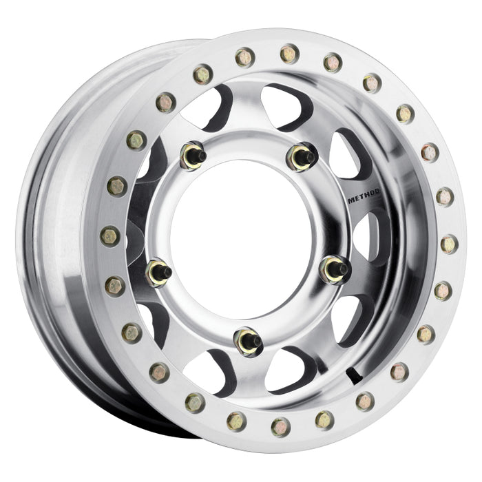 Method Wheels MR10155519320B Method MR101 Buggy Beadlock 15x5.5 -20mm Offset 5x205 160mm CB Raw Machined w/BH-H24100 Wheel