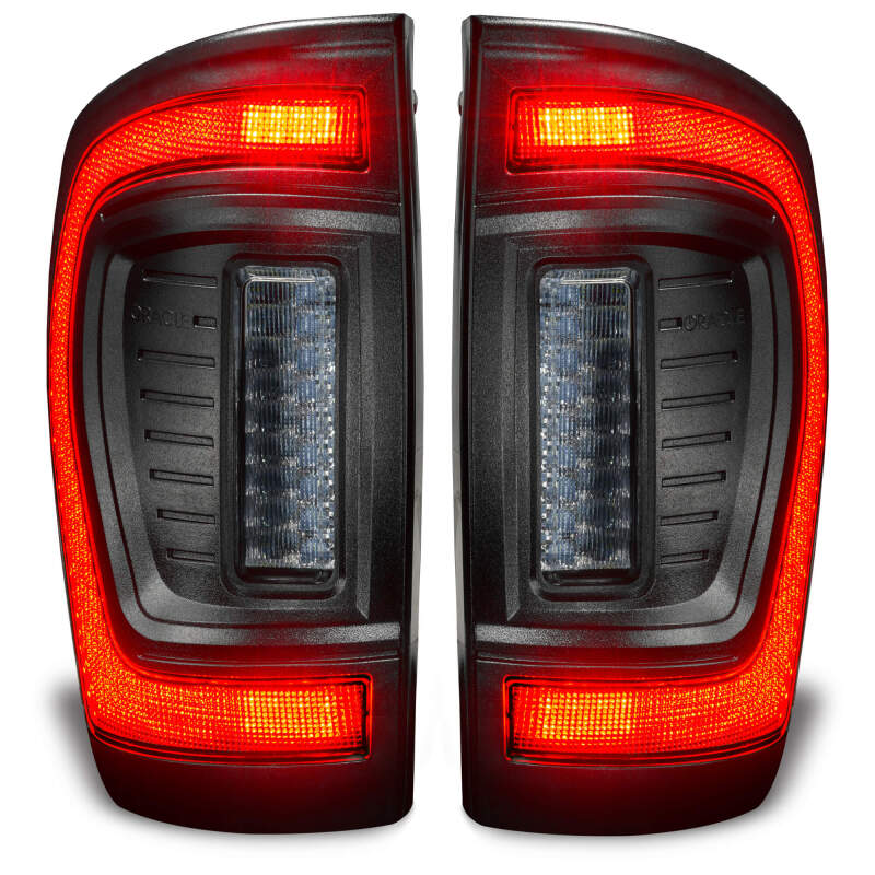 ORACLE Lighting 5911-504-T Oracle Lighting 16-23 Gen 3 Toyota Tacoma Black Series Flush Style LED Tail Lights