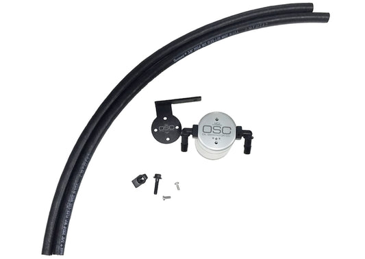 J&L 3038P-C 13-18 Ford Escape 2.0 EcoBoost 2.0 Oil Separator 3.0 Passenger Side - Clear Anodized