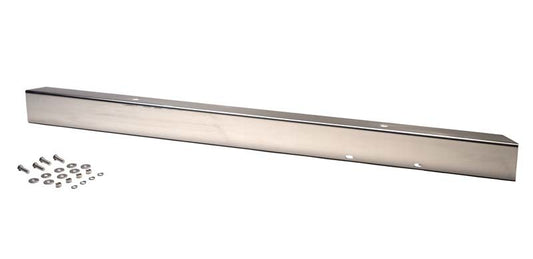 Kentrol 30430WH 45-86 Jeep CJ 54 Inch Front Bumper Without holes (No License Plate Holes)- Polished Silver