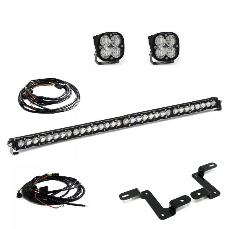 Baja Designs 447506 2018 Wrangler JL S8 Squadron Sport Driving/Combo Pattern 40in Cowl Mount