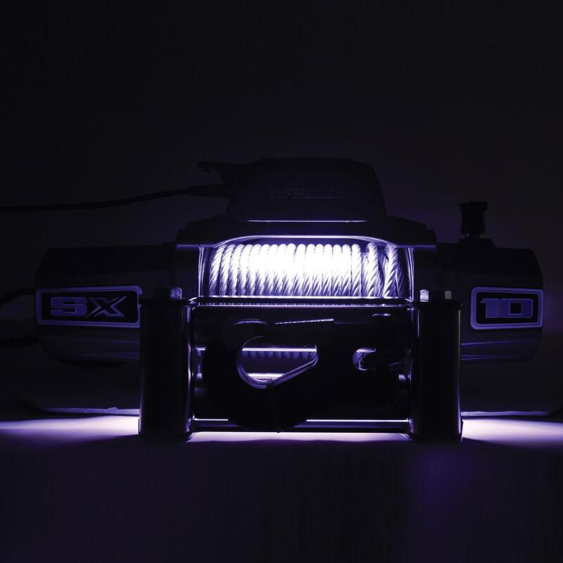 Superwinch 1712200 12000 LBS 12V DC 3/8in x 85ft Wire Rope SX 12000 Winch - Graphite