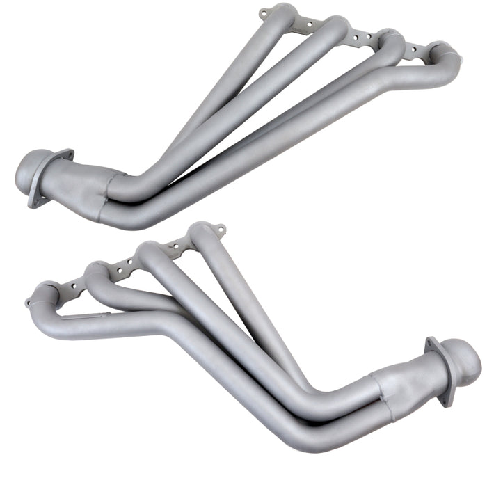 BBK 4021 10-15 Camaro LS3 L99 Long Tube Exhaust Headers With Converters - 1-3/4 Chrome