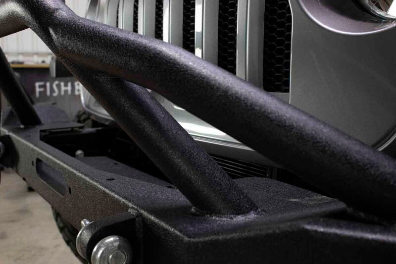 Fishbone Offroad FB22088 2018+ Jeep Wrangler JL Mid-Width Winch Front Bumper