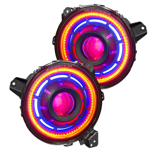 ORACLE Lighting 5839-334 Oracle Oculus Bi-LED Projector Headlights for Jeep JL/Gladiator JT - w/o Controller