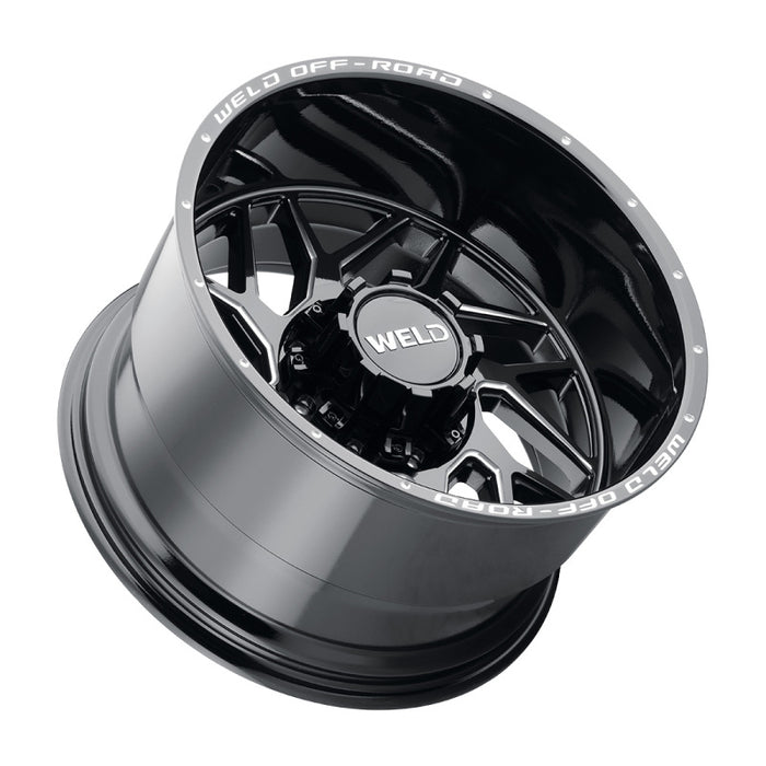 Weld W11709082500 Off-Road W117 20X9 Fulcrum 8X165.1 ET00 BS5.00 Gloss Black MIL 125.1