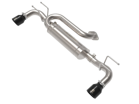 aFe 49-37023-B 19-22 Mazda 3 L4 2.5L Takeda 3in to 2-1/2in 304 Stainless Steel Axle-Back Exhaust w/ Black Tip