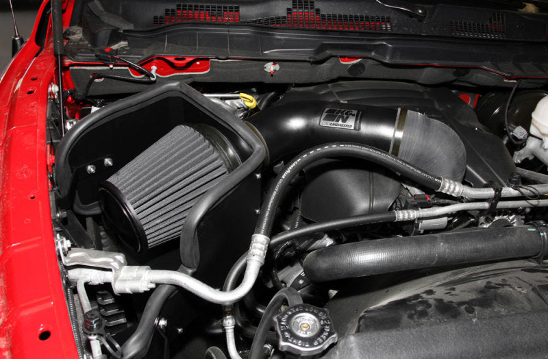 K&N Engineering 71-1561 K&N 09-13 Dodge RAM 1500 Pickup 5.7L V8 / 11-13 RAM 1500 5.7L V8 Black Performance Intake Kit