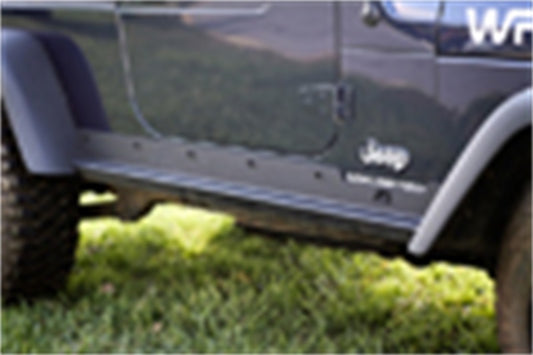 Rugged Ridge 11504.15 Heavy Duty Rocker Panel Guards 97-06 Jeep Wrangler TJ