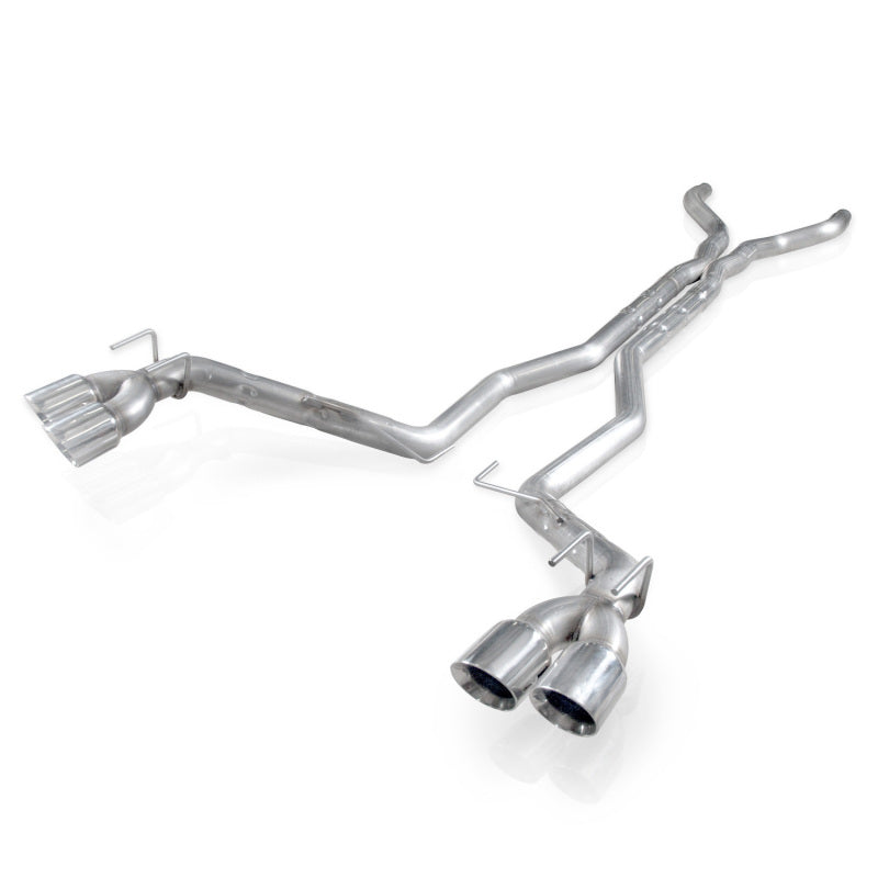 Stainless Works CA12CB 2012-15 Camaro ZL1 6.2L 3in Catback Dual Chambered Exhaust X-Pipe Quad Tips