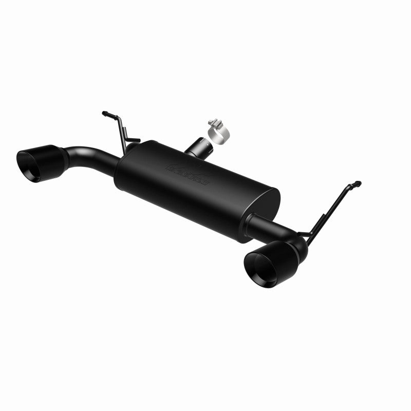 Magnaflow 15160 MagnaFlow 07-17 Jeep Wrangler JK 3.8/3.6L Dual Split Rear Exit Black Axle-Back Exhaust