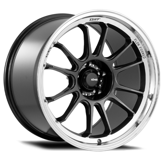 Konig HG98514356 Hypergram 18x9.5 5x114.3 ET35 Metallic Carbon w/ Machined Lip