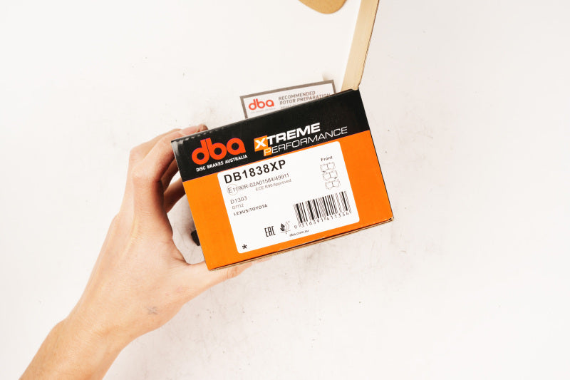 DBA DB1838XP 2015 Toyota Tundra XP650 Front Brake Pads