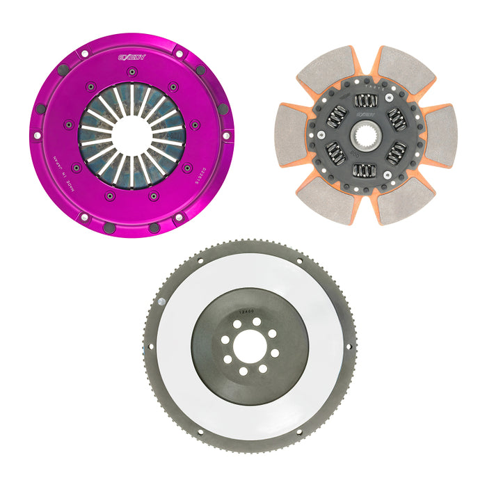 Exedy NH01SD1 1989-1994 Nissan 240SX Hyper Single Clutch Sprung Center Disc Push Type Cover