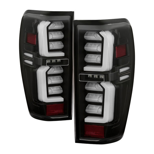 SPYDER 5000286 Spyder GMC Sierra 19-20 Incandescent Bulb Model Only LED Tail Lights - Black ALT-YD-GS19-LED-BK