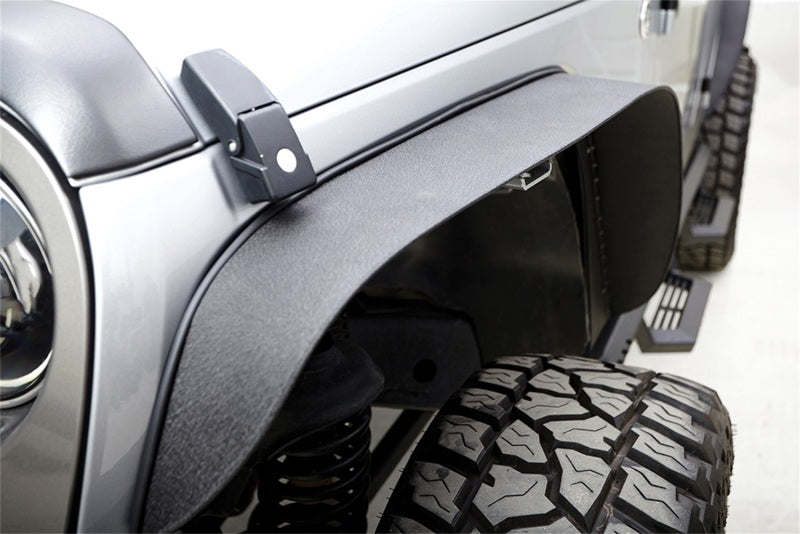 Rampage 867981 2007-2018 Jeep Wrangler(JK) Steel Fender Flares - Slim - Black