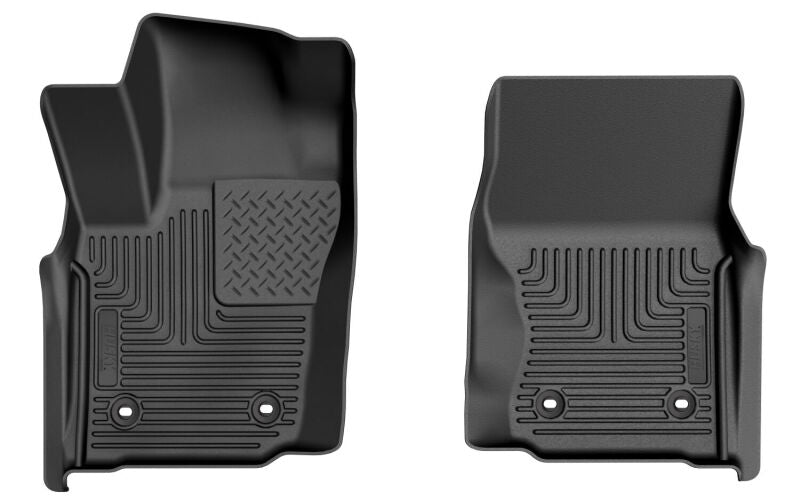 Husky Liners 54581 2024 Toyota Tacoma Crew Cab w/Automatic Trans. X-act Contour Front Floor Liner - Black