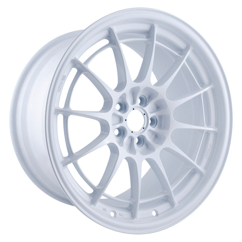 Enkei 3658956540WP NT03+M 18x9.5 5x114.3 40mm Offset 72.6mm Bore Vanquish White Wheel (MOQ of 40)