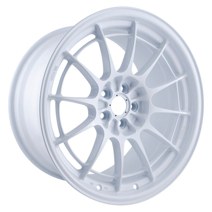 Enkei 3658956540WP NT03+M 18x9.5 5x114.3 40mm Offset 72.6mm Bore Vanquish White Wheel (MOQ of 40)