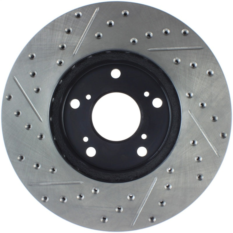 Stoptech 127.40036L StopTech 06-08 Civic GX / 02-04 CR-V / 98-02 Honda Accord V6 / 03-07 Accord 4 cyl/V6 MT Slotted & D
