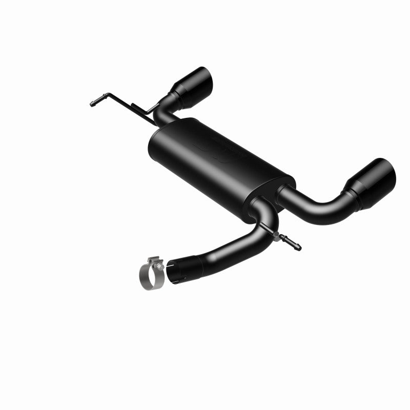 Magnaflow 15160 MagnaFlow 07-17 Jeep Wrangler JK 3.8/3.6L Dual Split Rear Exit Black Axle-Back Exhaust