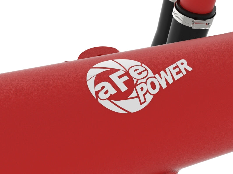 aFe 46-20754-R 22-24 Ford Bronco Raptor BladeRunner Aluminum Hot and Cold Charge Pipe Kit Red