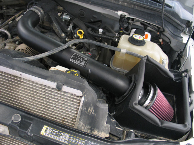 K&N Engineering 77-2577KTK K&N 07-08 Ford F250 SD V8-5.4L Black High Flow Performance Kit