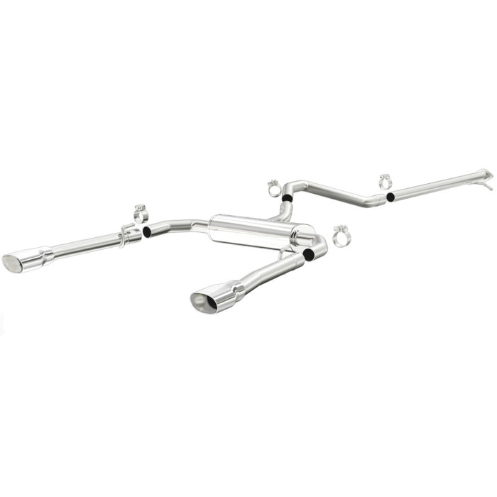 Magnaflow 15181 MagnaFlow 13 Dodge Dart L4 1.4L T/C Dual Split Rear Exit Stainless Cat Back Perf Exhaust