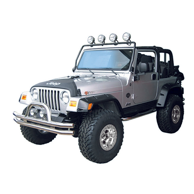 Rugged Ridge 11232.01 97-06 Jeep Wrangler TJ Black Full Frame Light Bar
