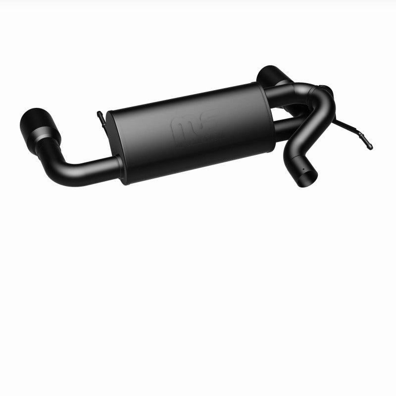 Magnaflow 19555 MagnaFlow 2021 Ford Bronco 2.3L I-4 Axle-Back Exhaust w/ Dual Split Rear Style Exit- Black Tips