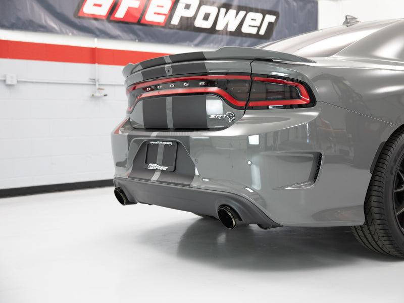 aFe 49C32068-C MACH Force-XP 4-1/2in Carbon Fiber OE Replacement Exhaust Tips - 15-19 Dodge Charger/Hellcat
