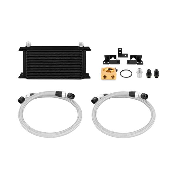 Mishimoto MMOC-WRA-07TBK 2007-2011 Jeep Wrangler JK Oil Cooler Kit Thermostatic Black