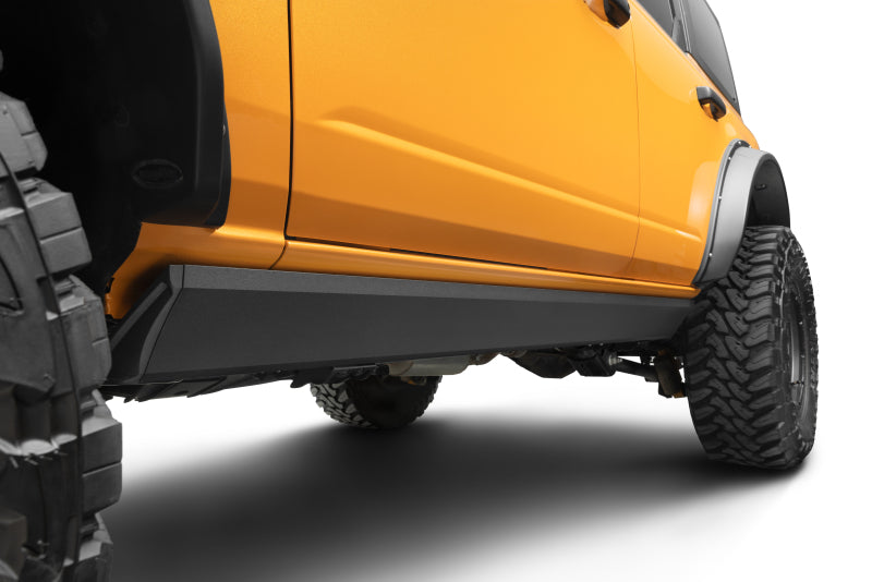 Go Rhino 20412974PC RealTruck 21-24 Ford Bronco 4dr VoltStep Electric Running Board Kit (No Drill) - Tex. Blk