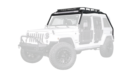 Body Armor 4x4 JK-6126 07-18 Jeep Wrangler JK Windshield Light Bar