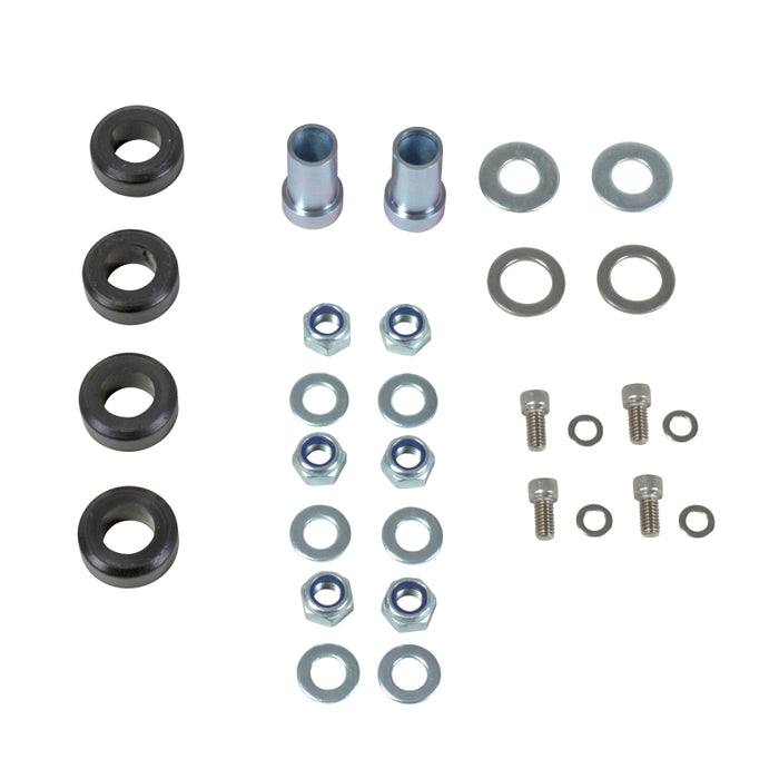 BBK 2527 94-04 Mustang Caster Camber Plate Kit - Silver Anodized Finish