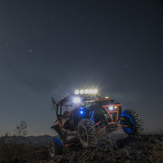 KC HiLiTES 91309 Polaris RZR 32in. Pro6 Gravity LED 5-Light 100w Combo Beam Overhead Light Bar System