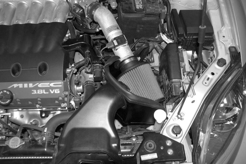 K&N Engineering 69-6502TR K&N 06 Eclipse GT 3.8L V6 Red Typhoon Short RAM Intake