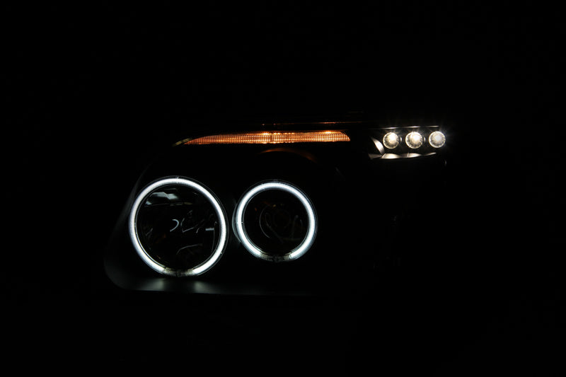 ANZO 111132 1995-2001 Ford Explorer Projector Headlights w/ Halo Black 1 pc