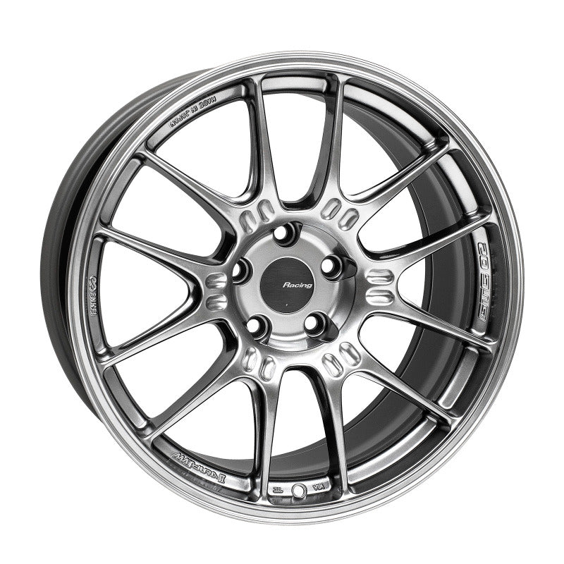 Enkei 534-890-4425HS GTC02 18x9 5x112 25mm Offset 66.5mm Bore Hyper Silver Wheel