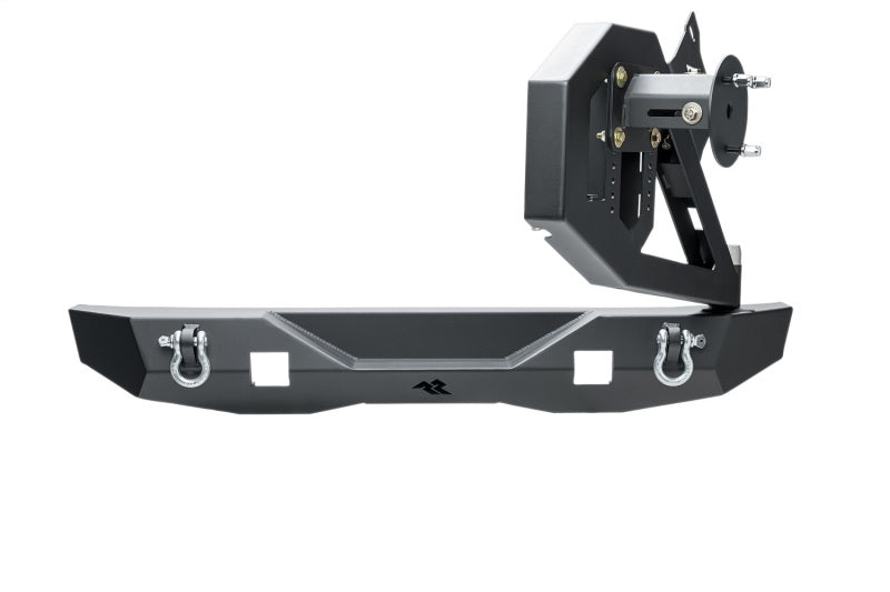 Rugged Ridge 11541.25 07-18 Jeep Wrangler (JK/JKU) XOR Rear Bumper w/Swing Out Tire Carrier - Tex. Blk