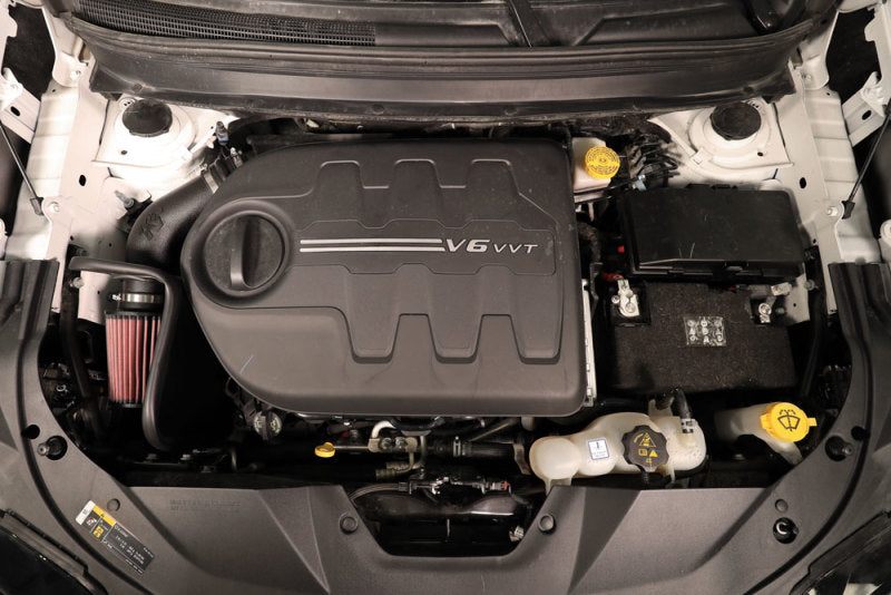 K&N Engineering 63-1585 K&N 19-20 Jeep Cherokee V6-3.2L AirCharger Performance Intake