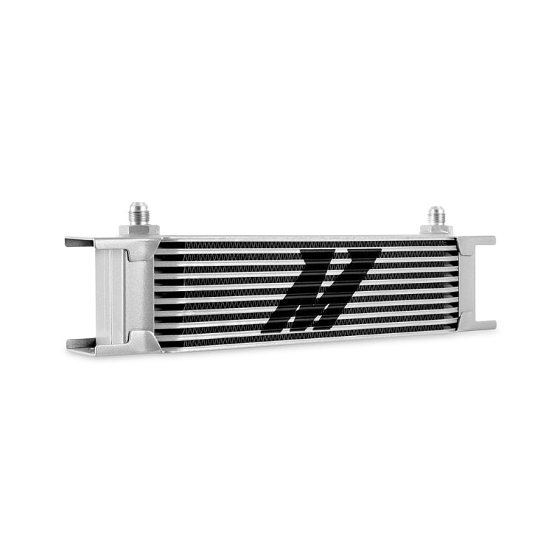 Mishimoto MMOC-10-6SL Universal -6AN 10 Row Oil Cooler - Silver