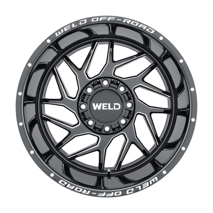 Weld W11709082500 Off-Road W117 20X9 Fulcrum 8X165.1 ET00 BS5.00 Gloss Black MIL 125.1