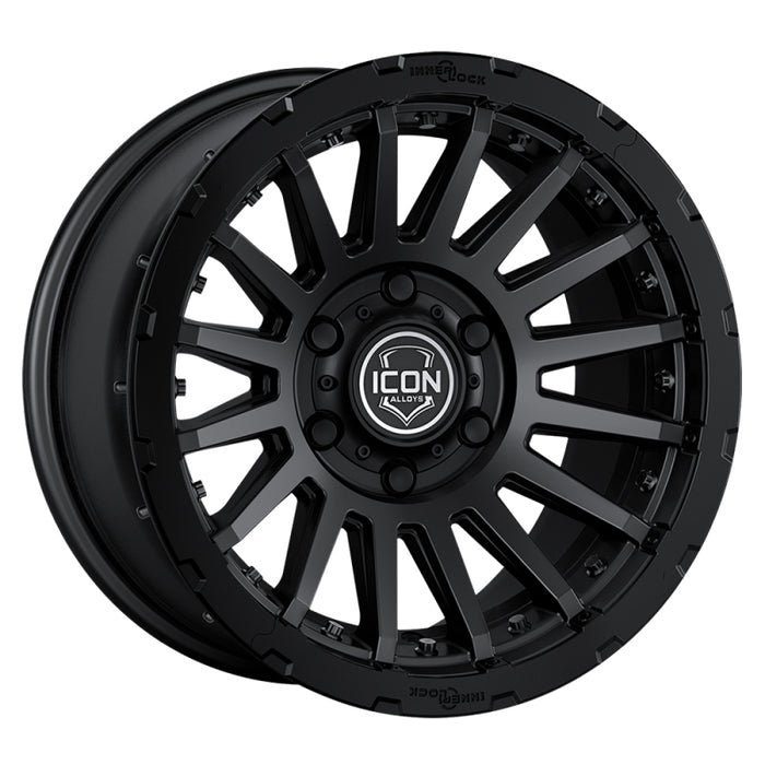 ICON 23617858347SB Recon Pro 17x8.5 6x5.5 0mm Offset 4.75in BS 106.1mm Bore Satin Black Wheel