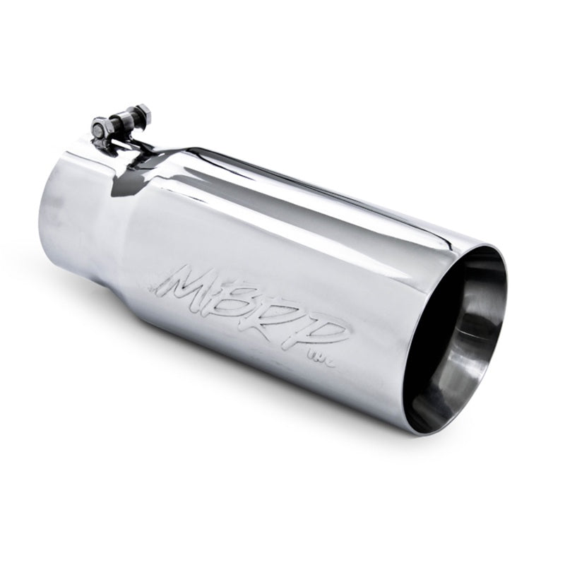 MBRP T5049 Universal Tip 5 O.D. Dual Wall Straight 4 inlet 12 length