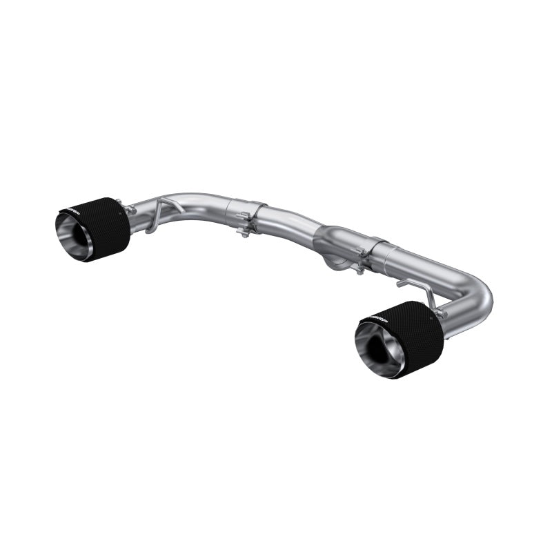 MBRP S48053CF 2022 Subaru BRZ 2.4L/Toyota GR86 2.4L 2.5in Dual Split Rear Exit w/5in OD CF Tips - T304