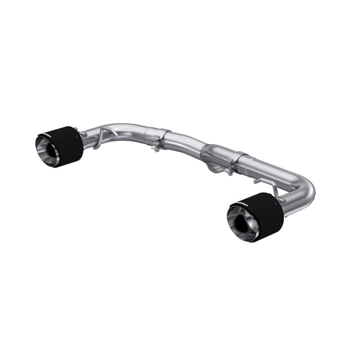 MBRP S48053CF 2022 Subaru BRZ 2.4L/Toyota GR86 2.4L 2.5in Dual Split Rear Exit w/5in OD CF Tips - T304