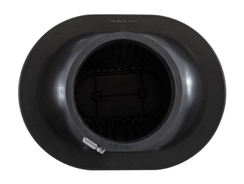 AEM Induction 21-2258DK Dryflow Air Filter-Oval Tapered 8in x 10.5in O/S Base / 5in x 7.75in O/S Top / 8in Height