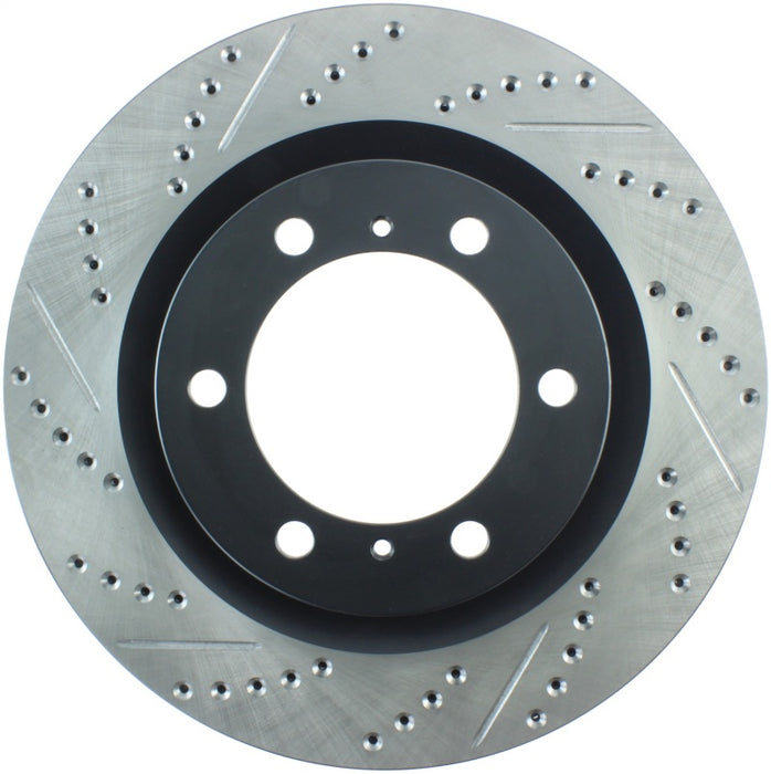 Stoptech 127.44174R StopTech Slotted & Drilled Sport Brake Rotor